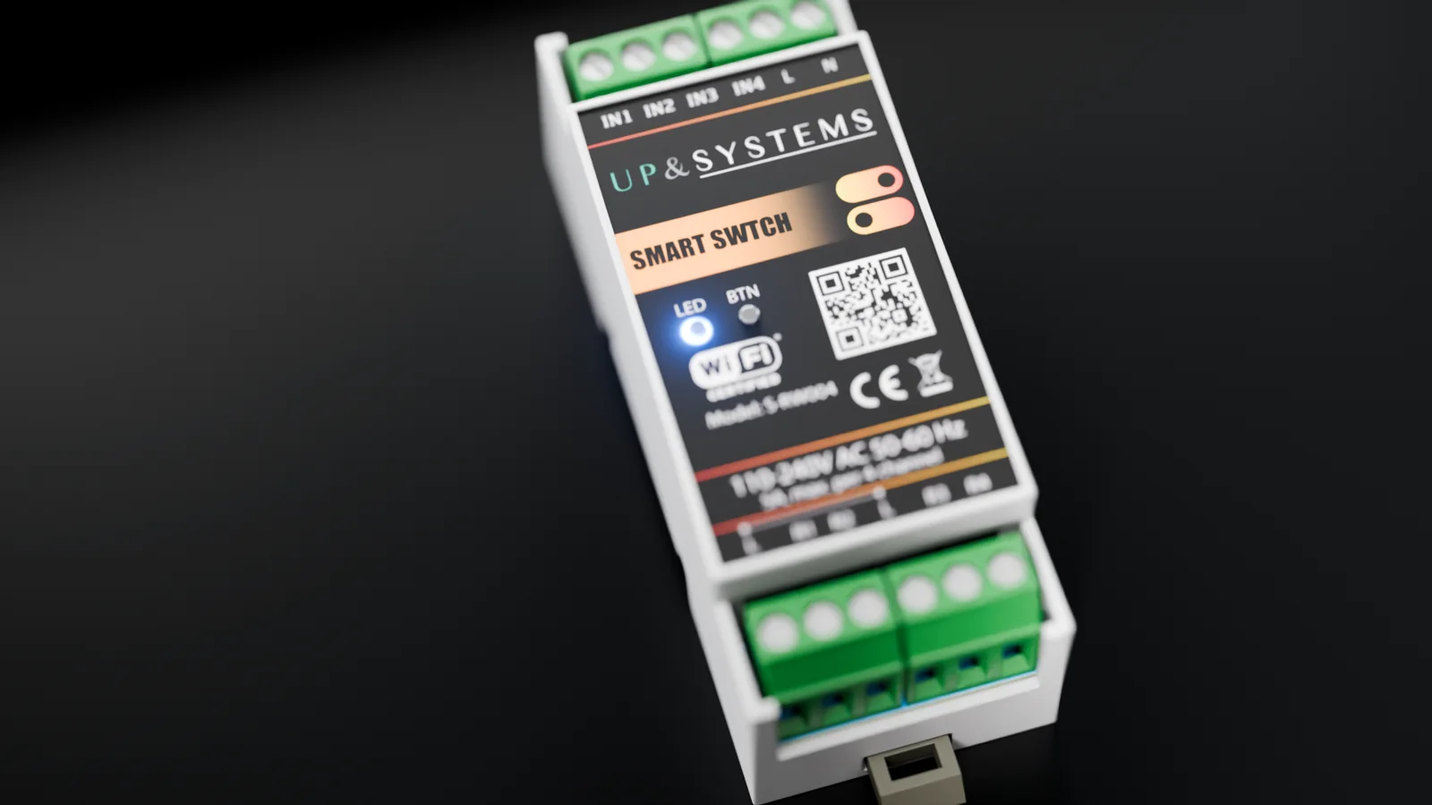 UP&SYSTEMS R4 · Módulo de 4 relés
