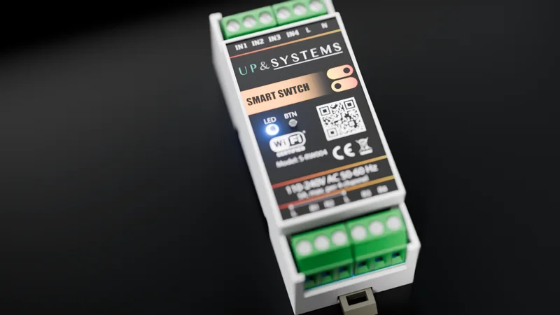 UP&SYSTEMS R4 · Módulo de 4 relés