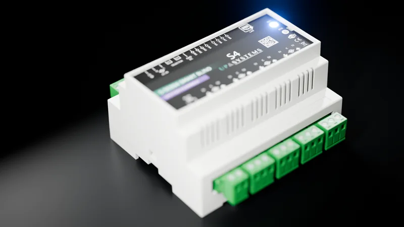 UP&SYSTEMS S4 · Controlador de 4 persianas