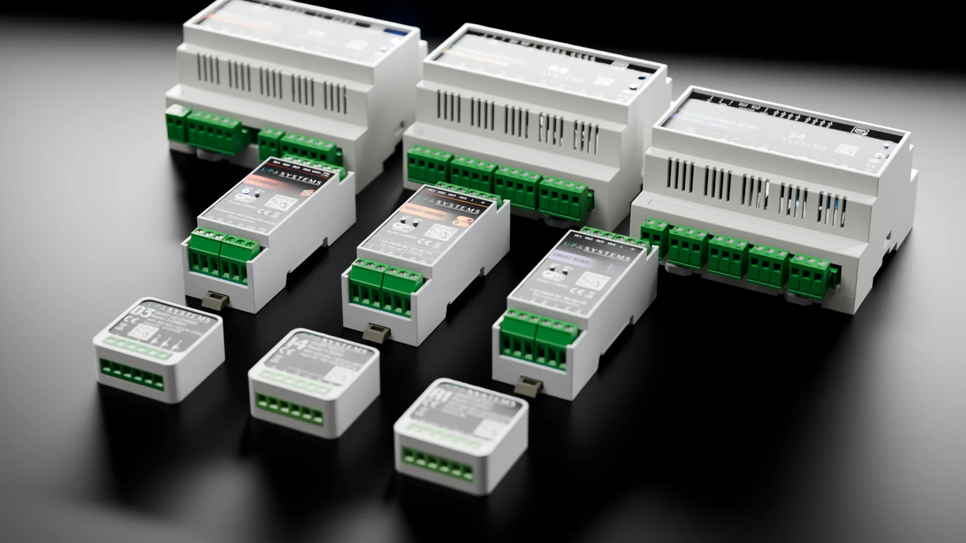 Los nueve equipos de la gama UP&SYSTEMS